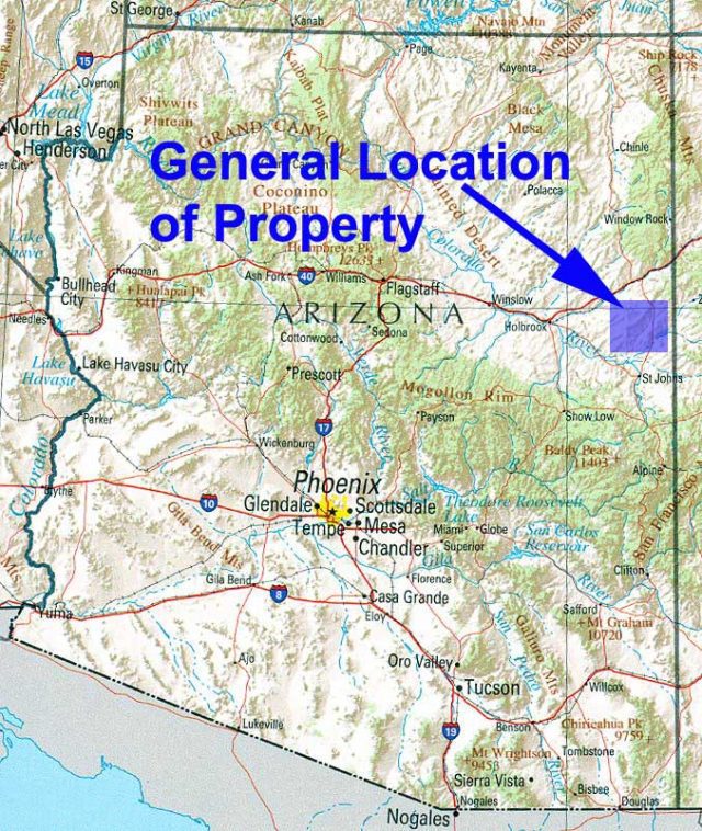 Cheap land in Apache County Arizona for sale